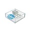 Azar Displays Deluxe Clear Acrylic Square Tray Organizer for Desk or Counter, 2PK 556204-GS-2PK - alternate 1